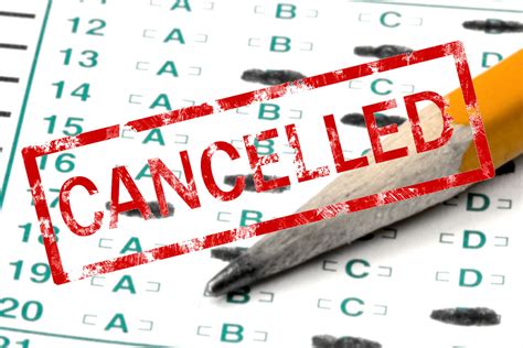 act test results cancelled